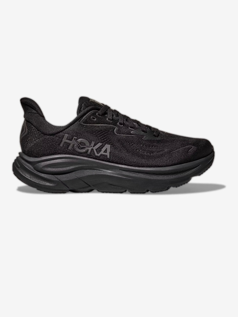 HOKA Clifton 10 all black Womens size US 9